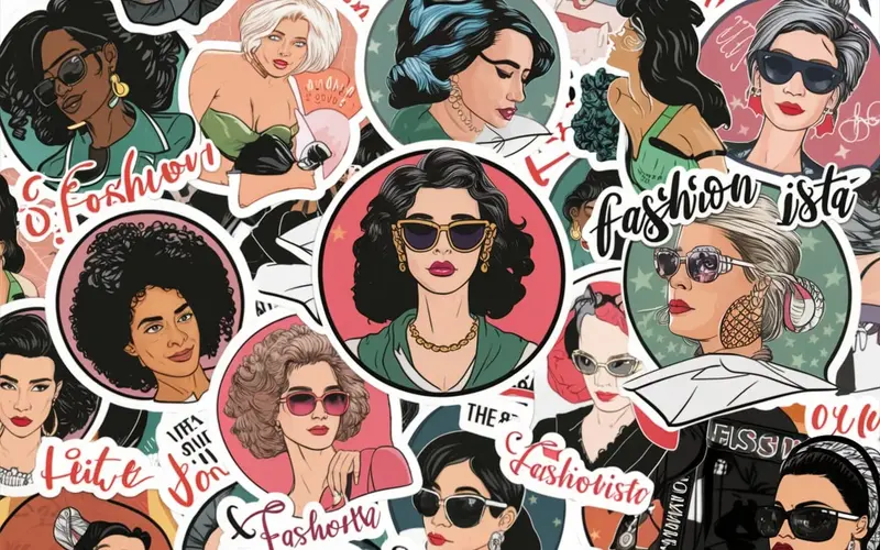 Icon Fashionista Stickers